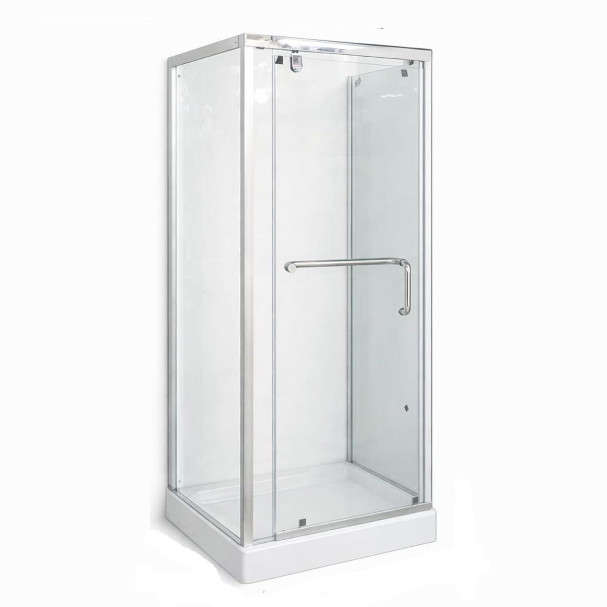 GENERICO - Mampara Ducha 70x70cm Cabina Esquinera con Puerta Abatible 190 cm Alto