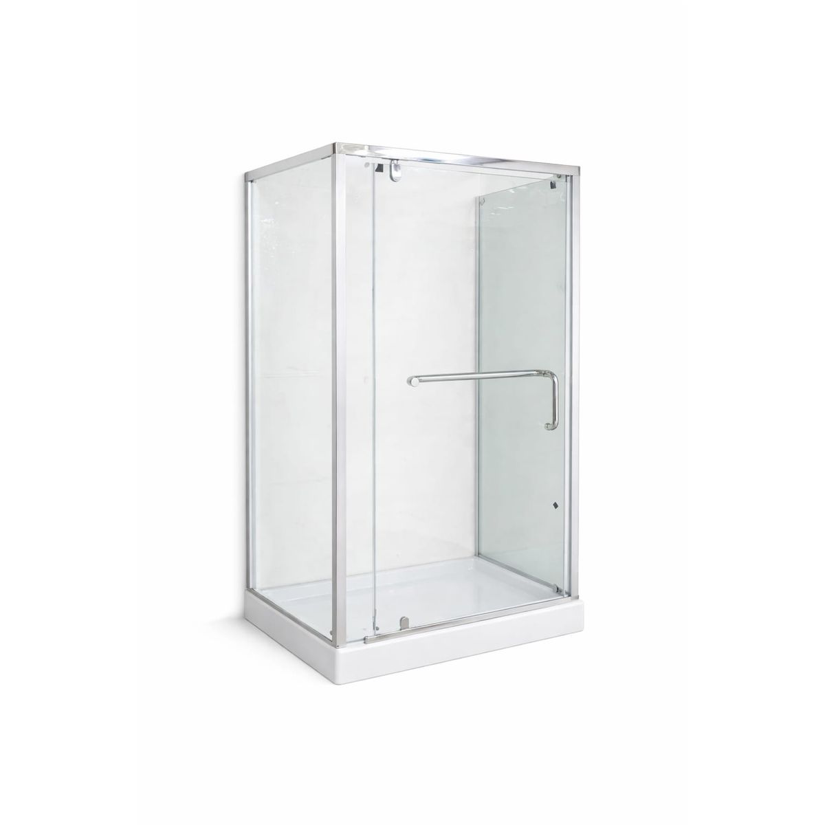 GENERICO - Mampara Ducha 90x90cm Cabina Esquinera con Puerta Abatible 190 cm Alto