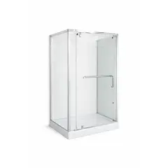 GENERICO - Mampara Ducha 90x90cm Cabina Esquinera con Puerta Abatible 190 cm Alto