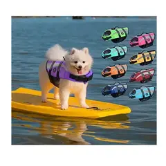 GENERICO - Chaleco salvavidas reflectante para perro pequeño Talla M color MORADO
