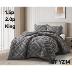 GENERICO - Cubrecama - Cobertor de Invierno con chiporro 2,5 plazas King