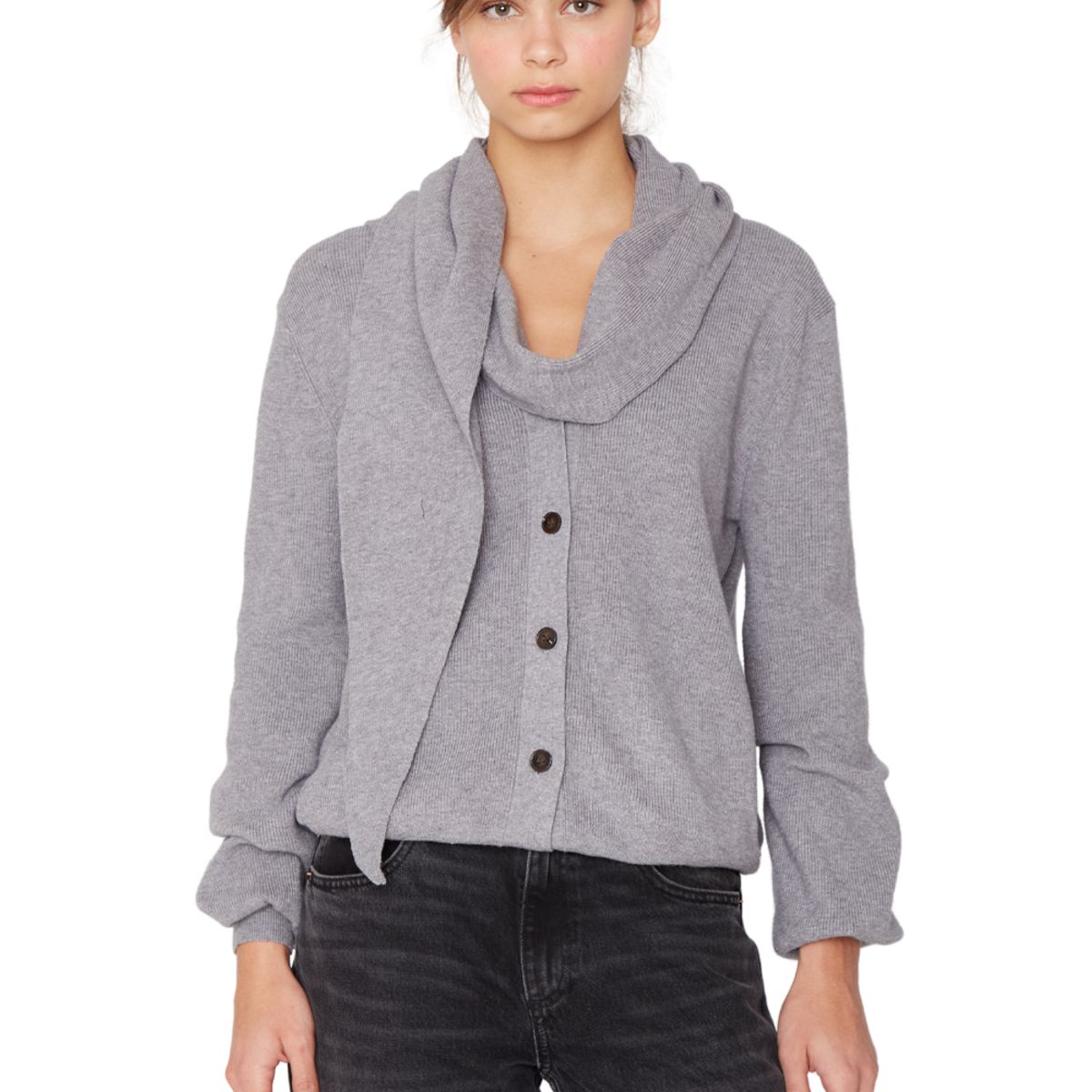 JACINTA TIENDA - Chaleco Coat gris Jacinta Tienda