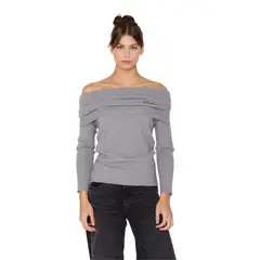 JACINTA TIENDA - Chaleco Shoulder gris
