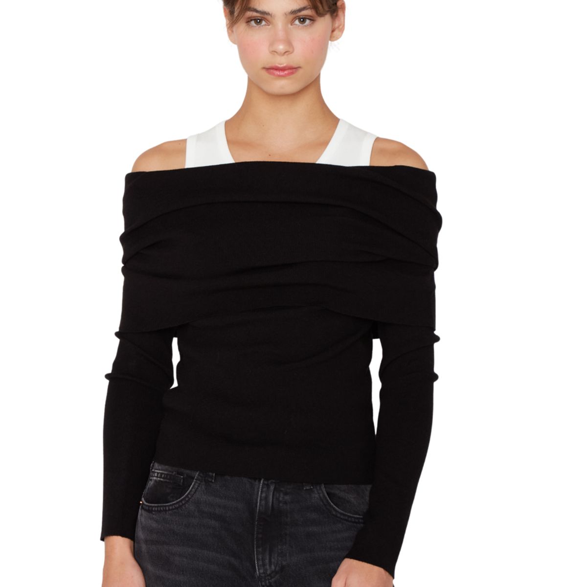 JACINTA TIENDA - Chaleco Shoulder negro Jacinta Tienda