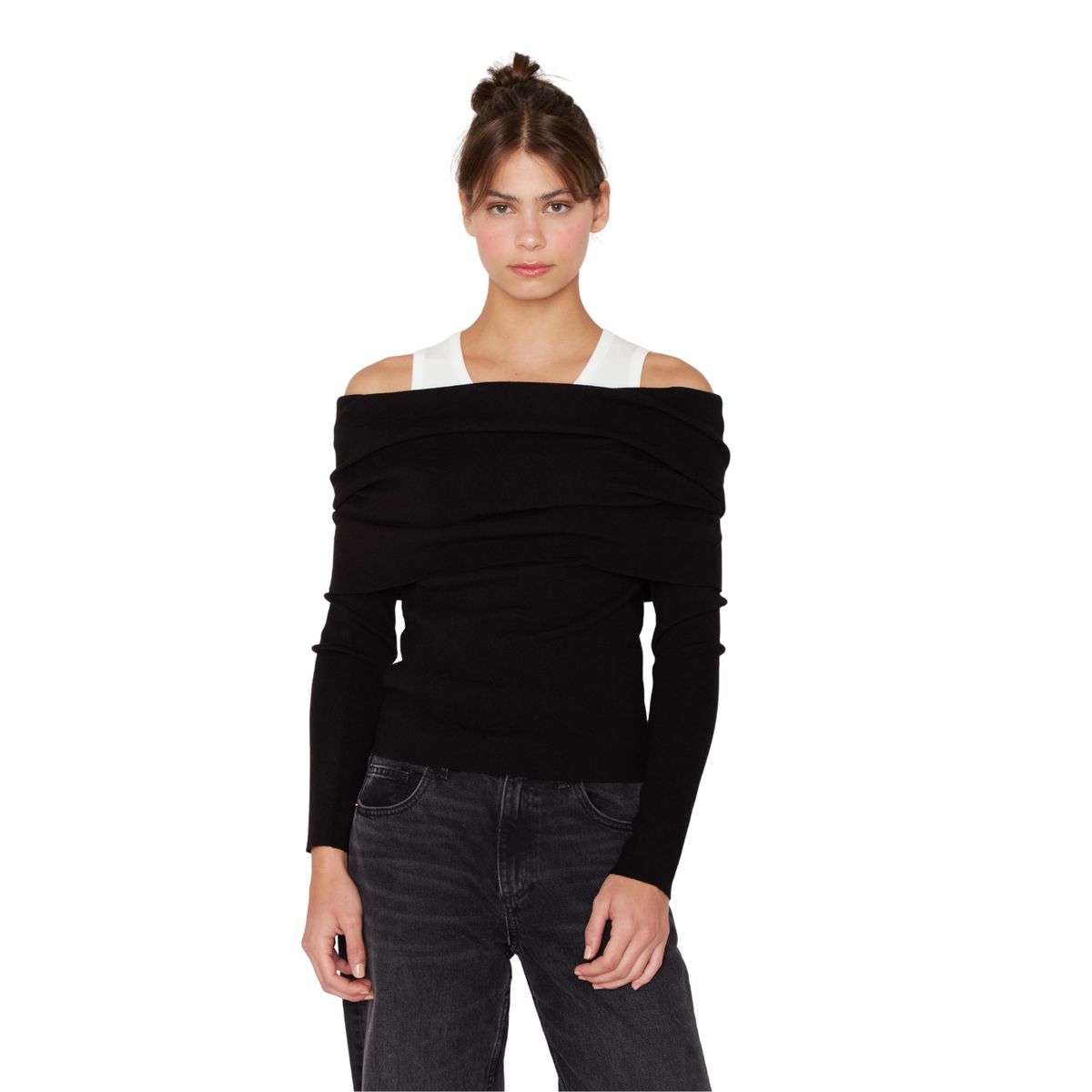 JACINTA TIENDA - Chaleco Shoulder negro Jacinta Tienda