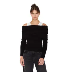JACINTA TIENDA - Chaleco Shoulder negro