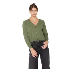 JACINTA TIENDA - Chaleco Pipa verde