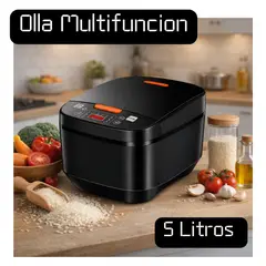 MOVI - Olla multifunción 5L con pantalla y menús automáticos- Sorprende a los tuyos.