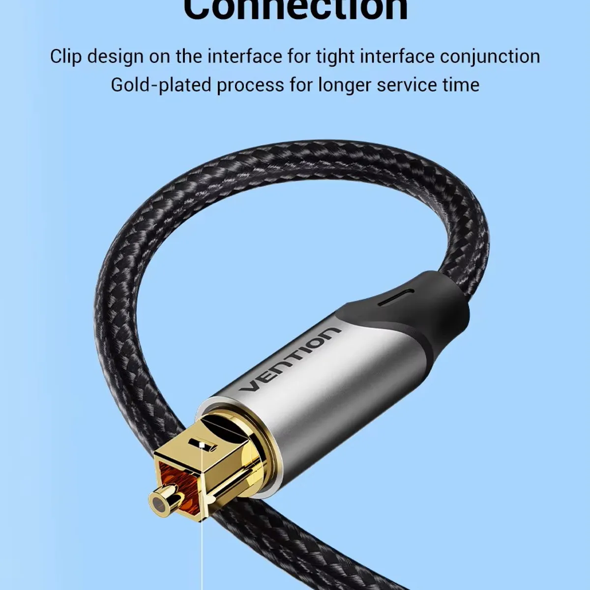 GENERICO - Cable De Sonido Óptico Toslink 1m Hi-fi
