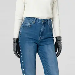 LINEATRE - Guante Mujer Javiera Gris