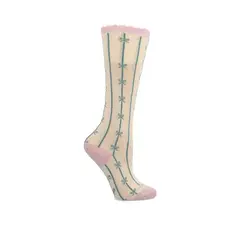 HUSH PUPPIES - Calcetín Algodón Niña C Kh St Lace Crema