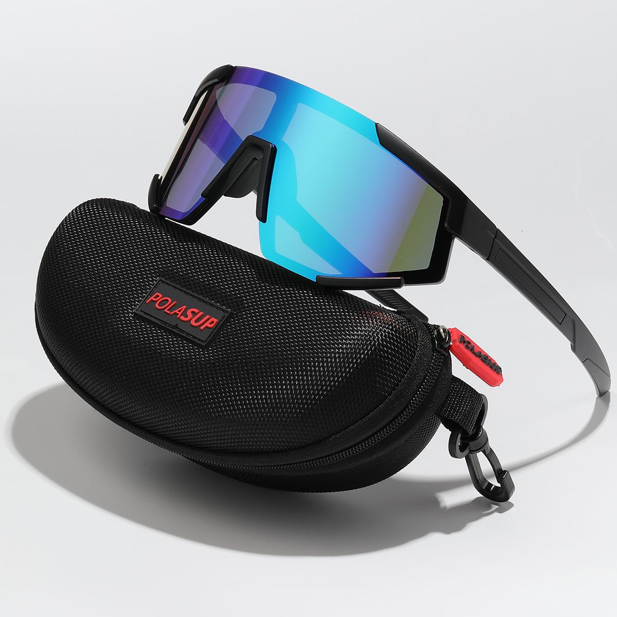 POLASUP - Lentes de Sol POLASUP Deportivos Polarizados UV400 Unisex pesca correr ciclismo marathon