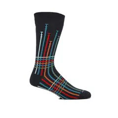 HUSH PUPPIES - Calcetín Algodón Hombre C Carrera Azul Oscuro