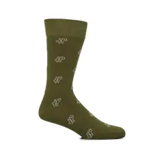 HUSH PUPPIES - Calcetín Algodón Hombre C Cuff Hp Verde