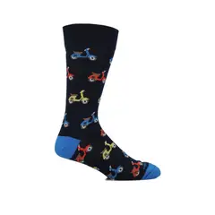 HUSH PUPPIES - Calcetín Algodón Hombre C Cuff Vespa Azul Oscuro