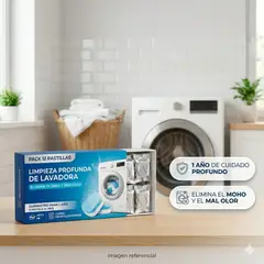 MOVI - SET 12 PASTILLAS PARA LIMPIAR LAVADORA