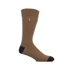 HUSH PUPPIES - Calcetín Algodón Hombre C Cuff Dogembro Café