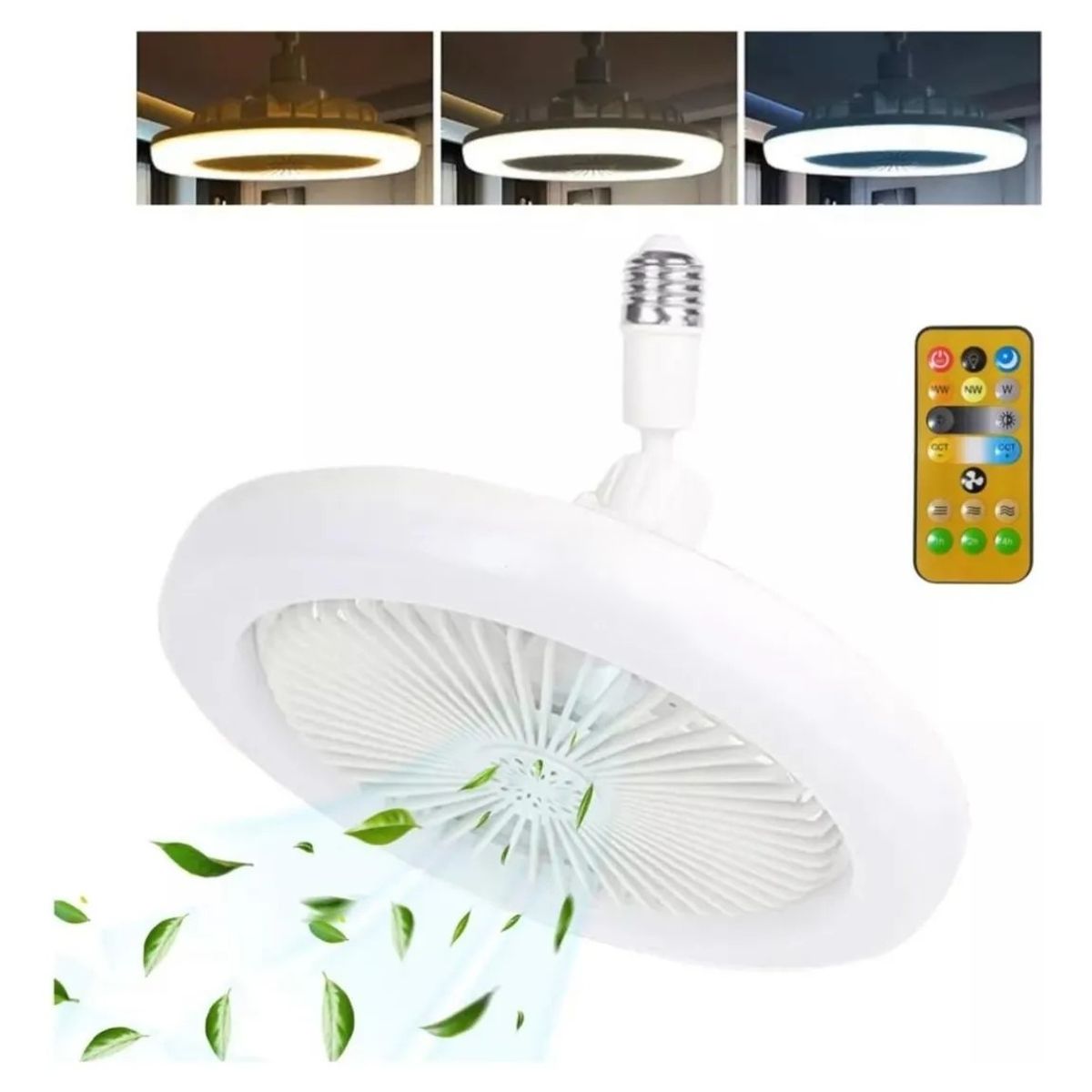 MOVI - VENTILADOR DE TECHO 3 EN 1 CON LUZ LED