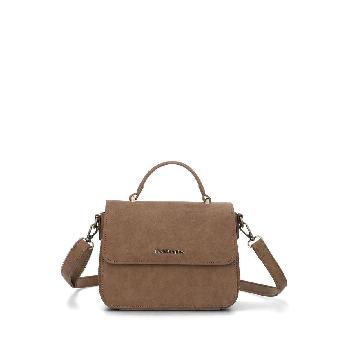 HUSH PUPPIES - Cartera Mujer Darby Cross Caramelo HUSH PUPPIES