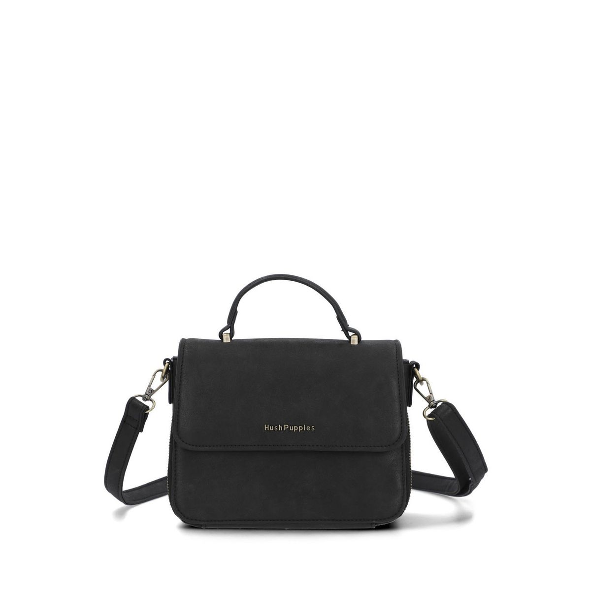 HUSH PUPPIES - Cartera Mujer Darby Cross Negro HUSH PUPPIES