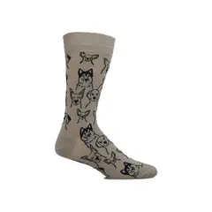 HUSH PUPPIES - Calcetín Algodón Hombre C Dogs Gris