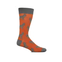 HUSH PUPPIES - Calcetín Algodón Hombre C Pastor Naranja