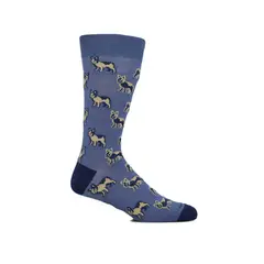 HUSH PUPPIES - Calcetín Algodón Hombre C Pug Azul