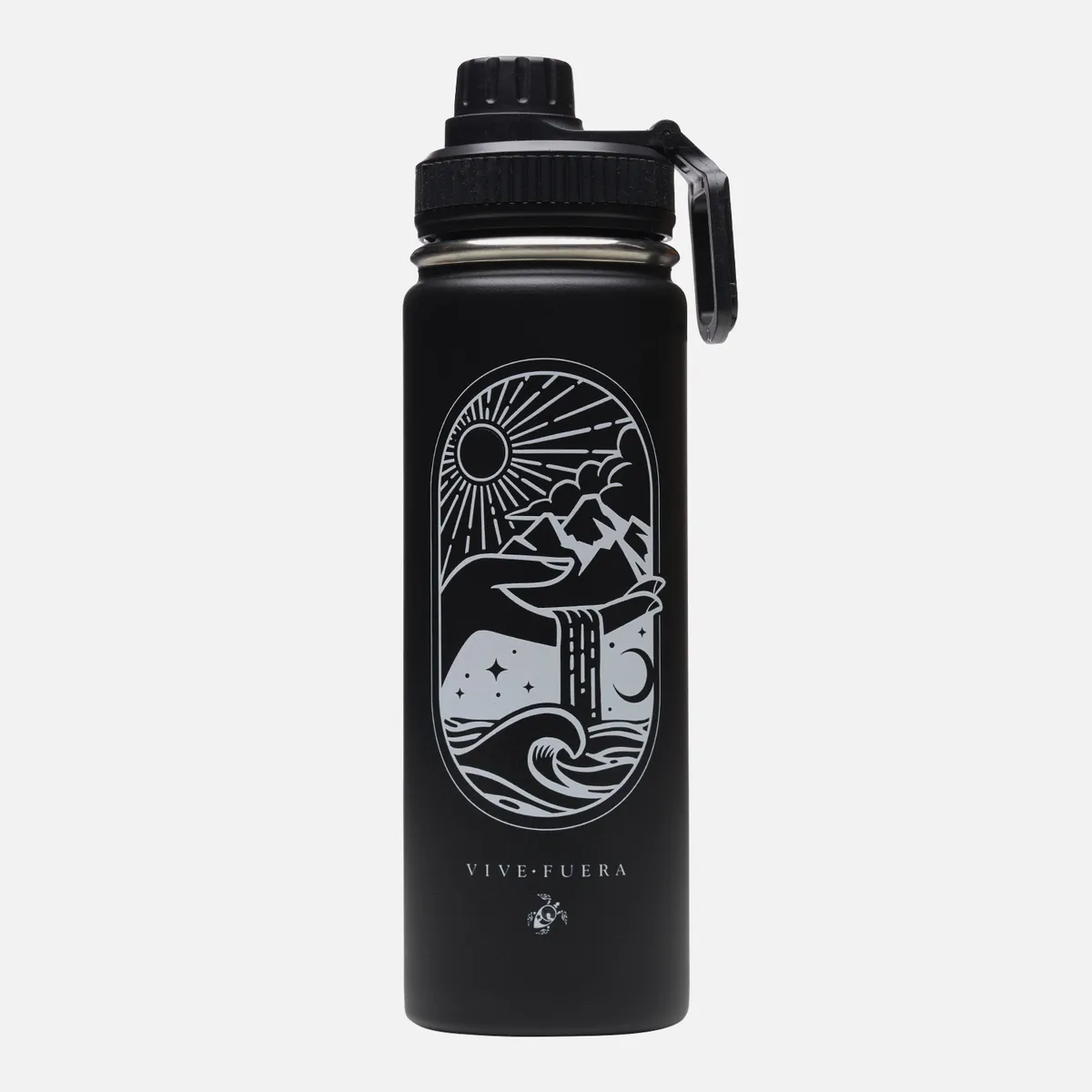 HAKA HONU - Botella  Esport Negro Haka Honu