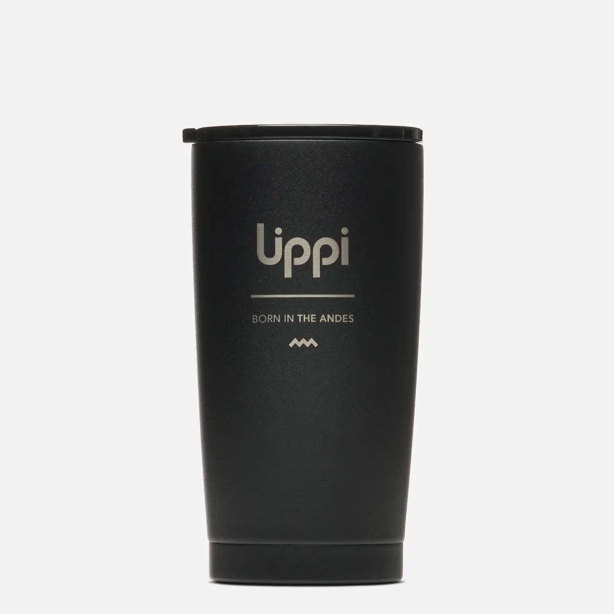 LIPPI - Botella Light Steel Tumbler 600 ml Negro  Lippi