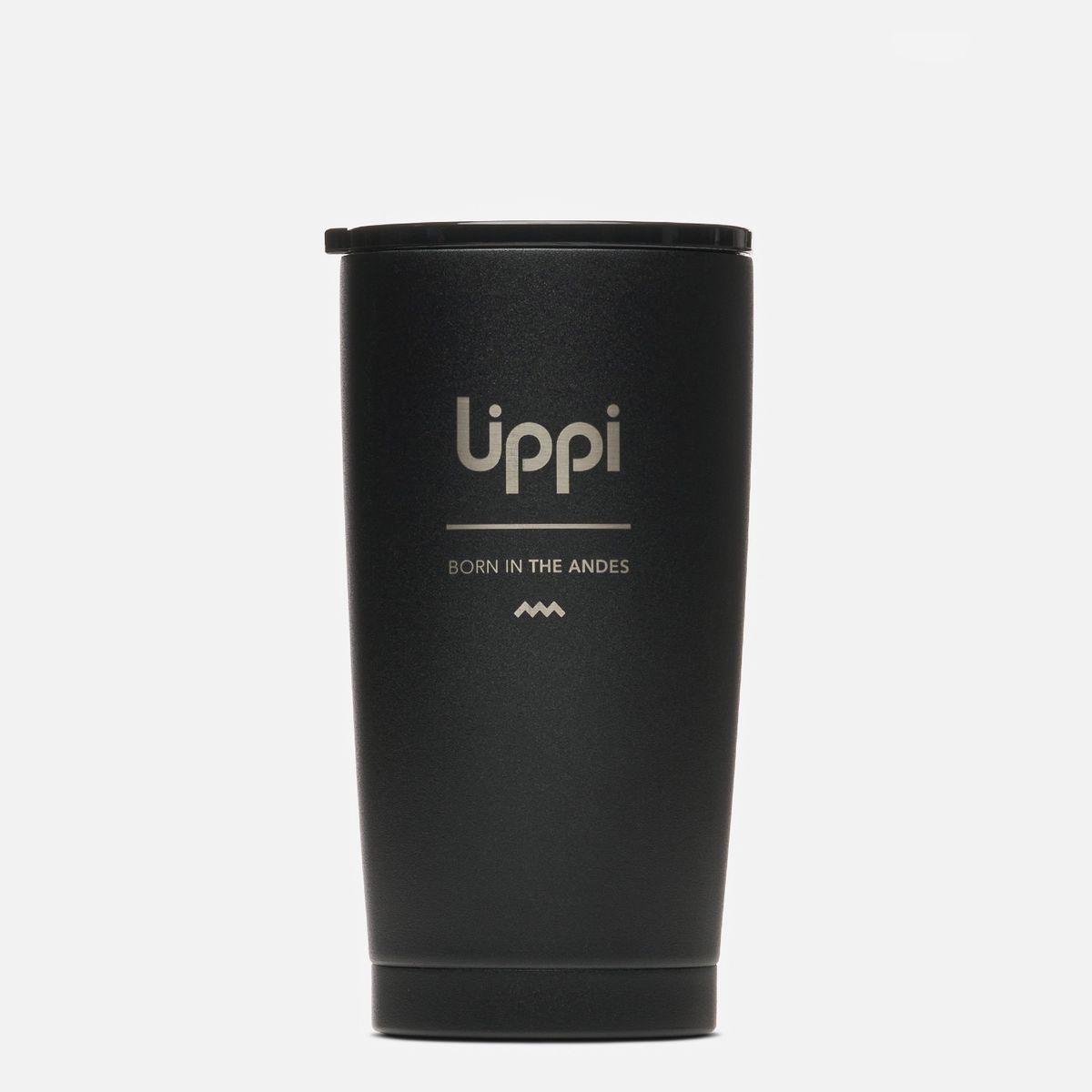 LIPPI - Botella Light Steel Tumbler 600 ml Negro  Lippi