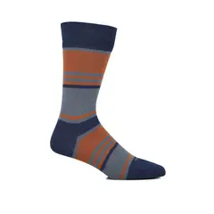HUSH PUPPIES - Calcetín Algodón Hombre D Stripes Azul