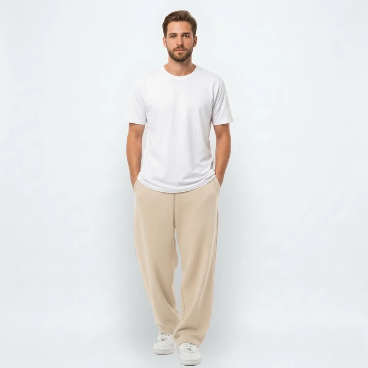 DESIGNERS - Buzo Baggy Hombre Algodón Premium  Pantalón Oversize Ancho Recto  Estilo Urbano Holgado