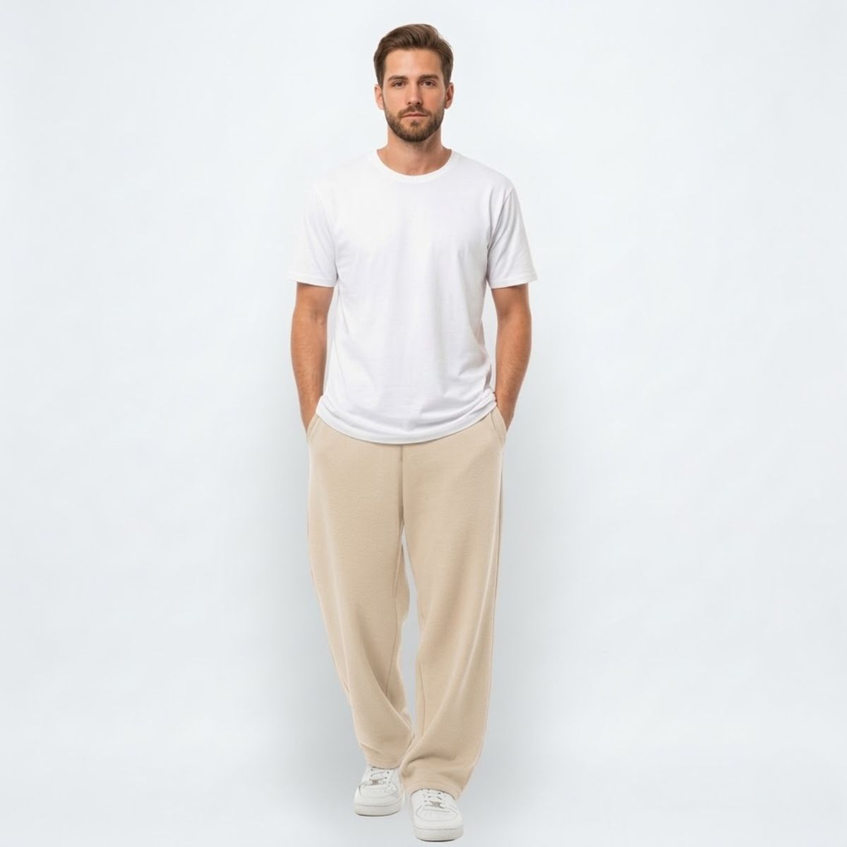 DESIGNERS - Buzo Baggy Hombre Algodón Premium  Pantalón Oversize Ancho Recto  Estilo Urbano Holgado