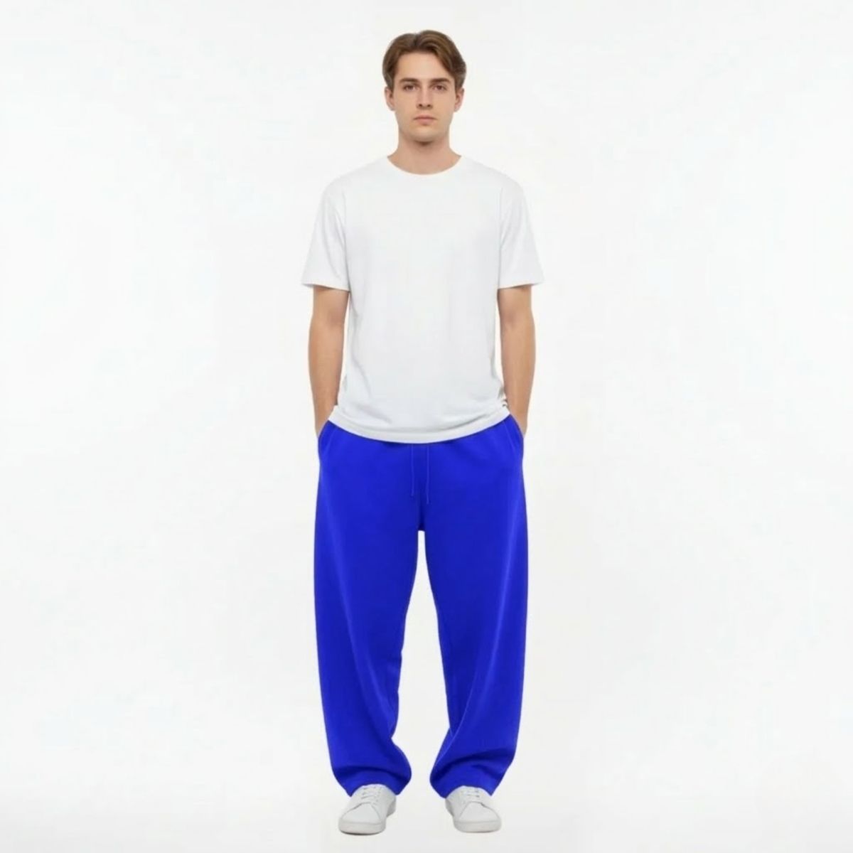 DESIGNERS - Buzo Baggy Hombre Algodón Premium  Pantalón Oversize Ancho Recto  Estilo Urbano Holgado