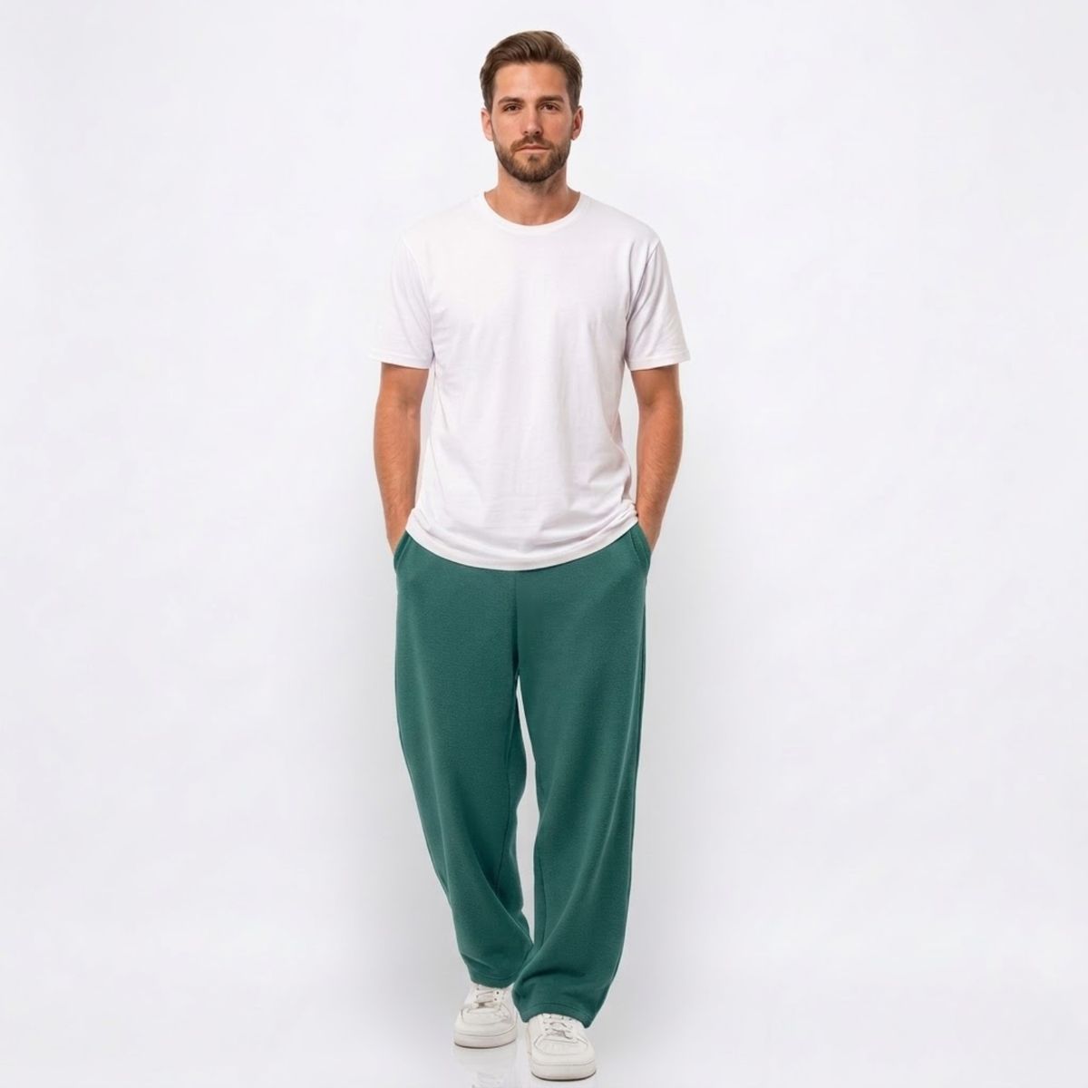 DESIGNERS - Buzo Baggy Hombre Algodón Premium  Pantalón Oversize Ancho Recto  Estilo Urbano Holgado