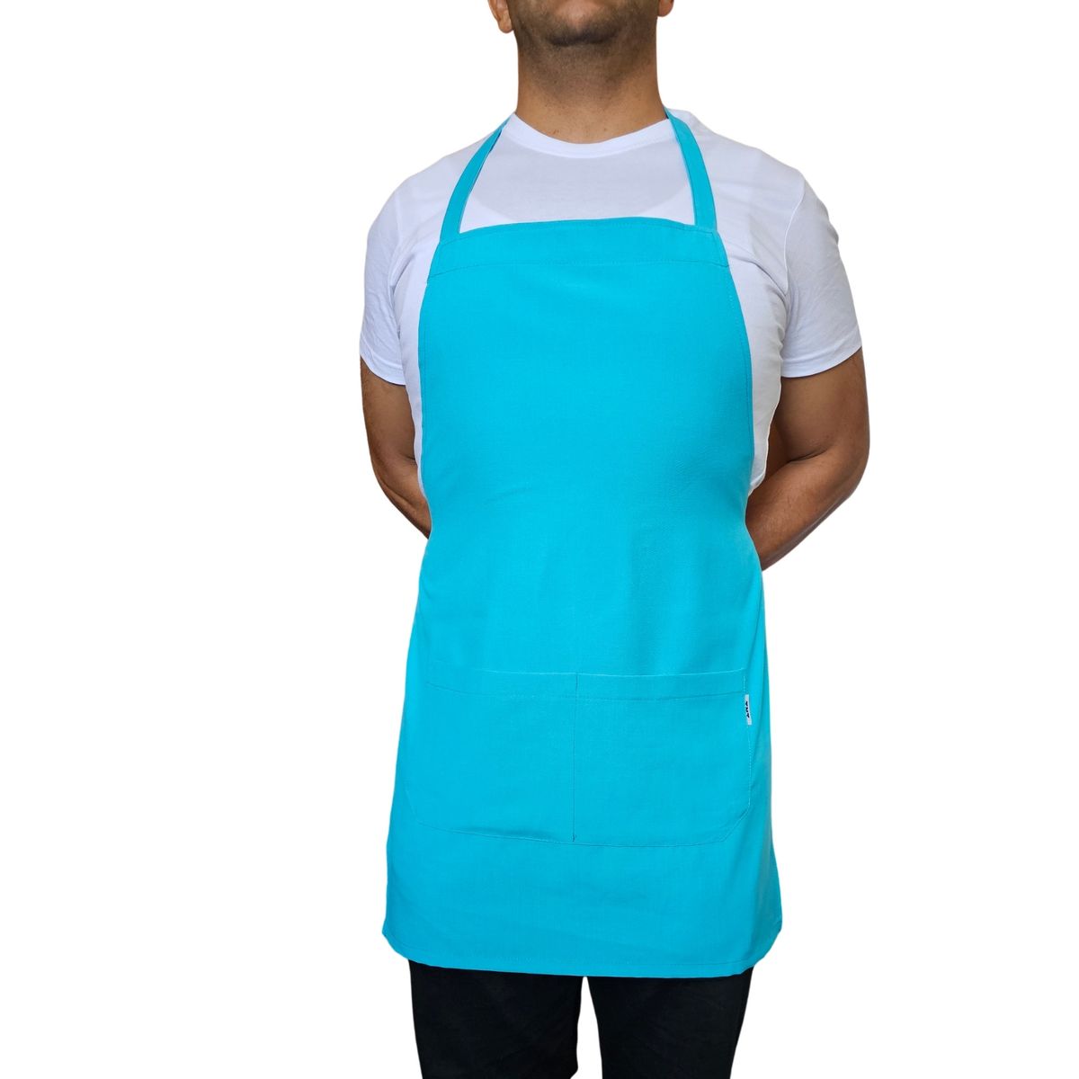 90 GRADOS - Pechera de Alta Calidad Multiuso - Cocina - Chef - Color Calipso