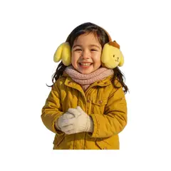 QIKUN - Orejeras de Invierno Infantil Kawaii Ultra Soft Orejeras Kuromii-Cinnamorolll-Melodyy