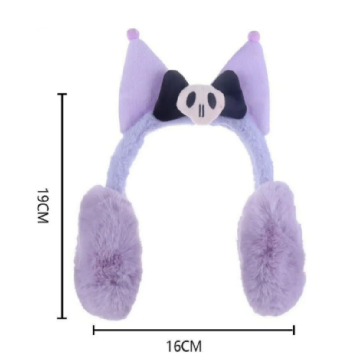 QIKUN - Orejeras de Invierno  Infantil Kawaii Ultra Soft Orejeras Kuromii-Cinnamorolll-Melodyy