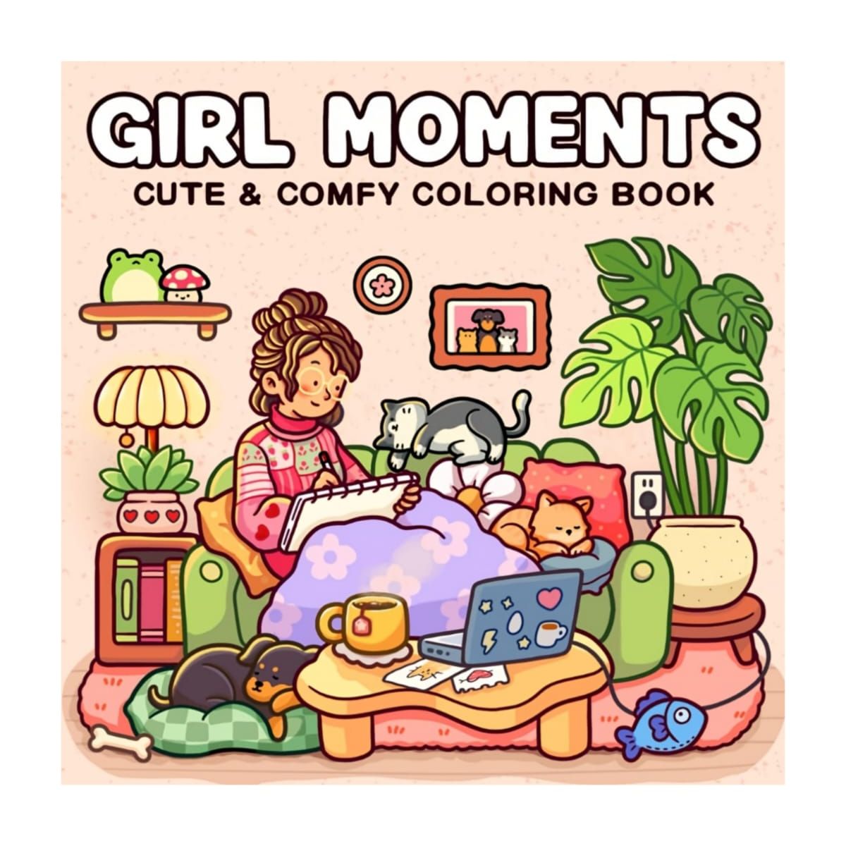 GENERICO - Libro para Colorear Bobbie Goods  Girl’s Moments
