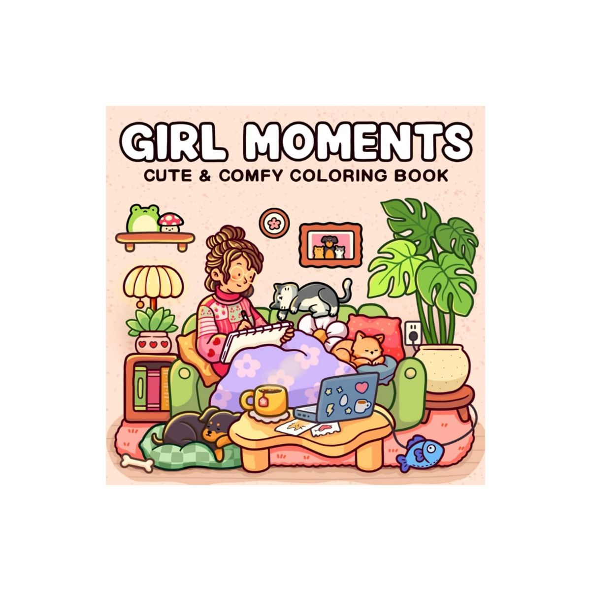 GENERICO - Libro para Colorear Bobbie Goods  Girl’s Moments