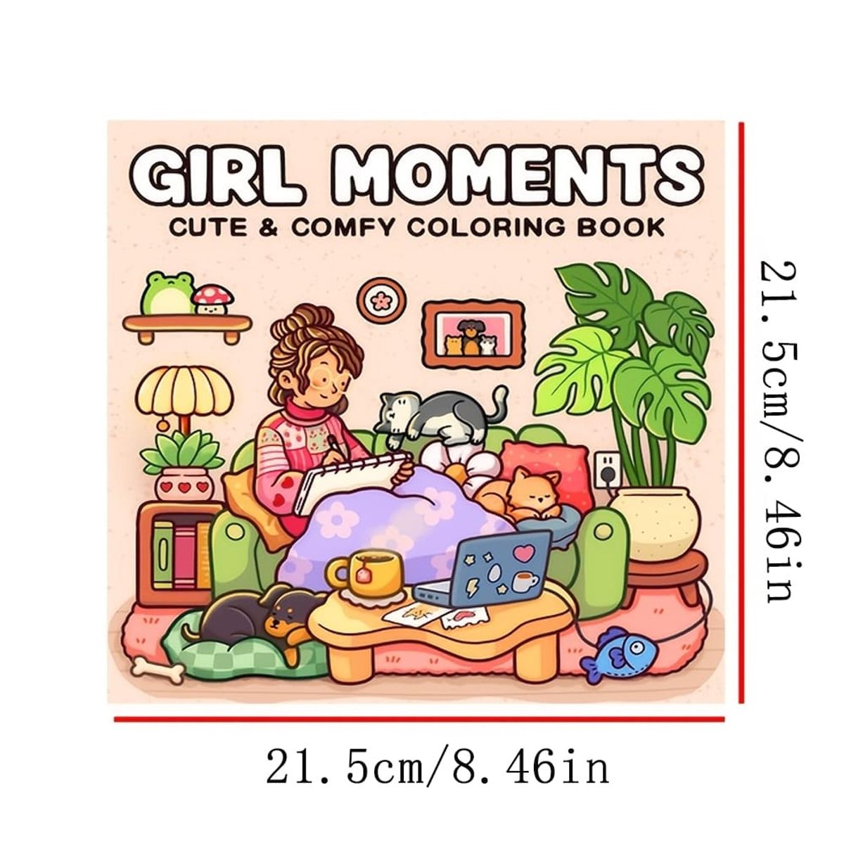 GENERICO - Libro para Colorear Bobbie Goods  Girl’s Moments