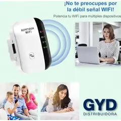 MOVI - Extensor WiFi 300Mbps Repetidor de Señal WiFi con Puerto Ethernet, WPS