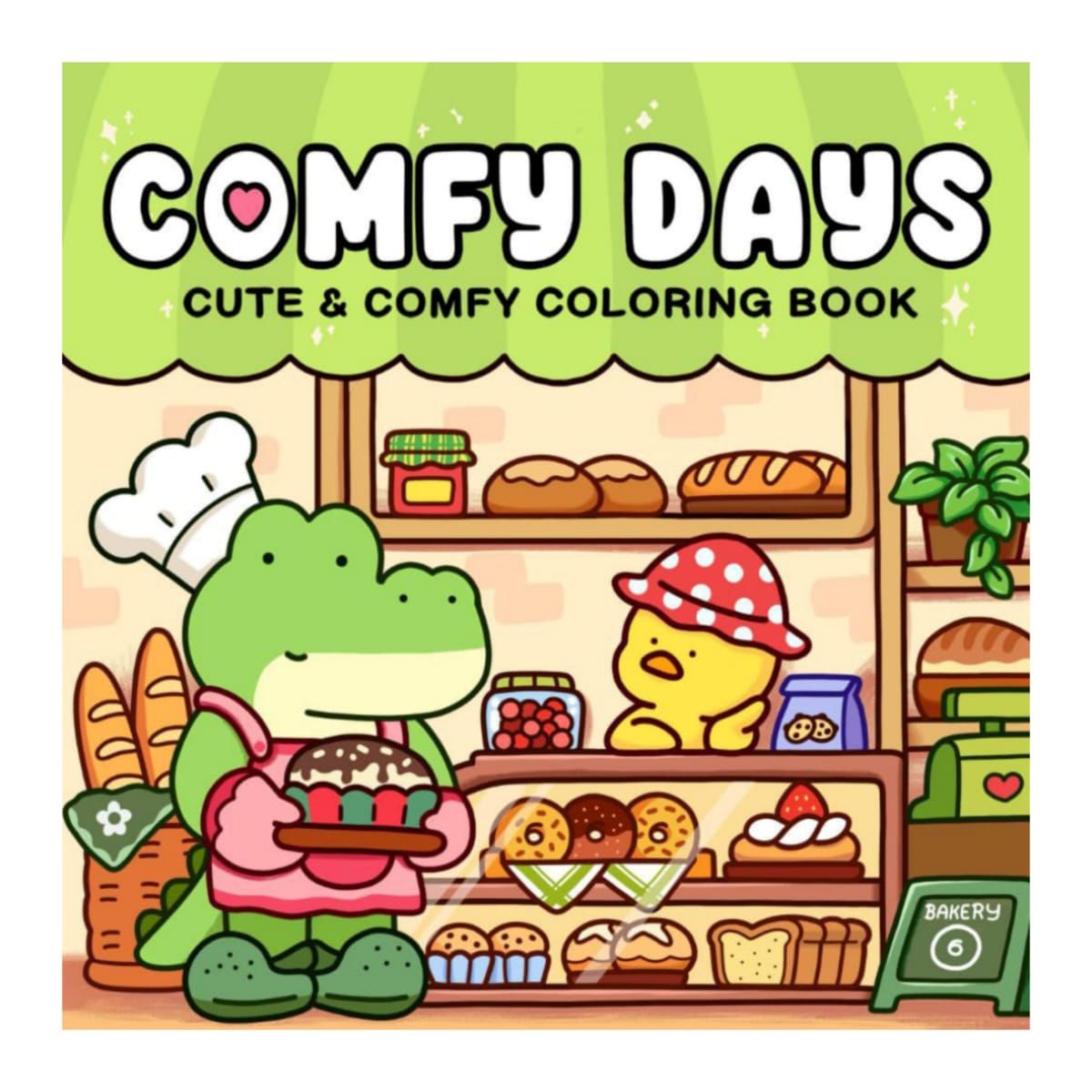 GENERICO - Libro para Colorear Bobbie Goods  Comfy Days