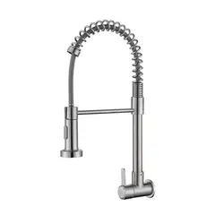 PUREPOWER - Grifo de cocina para lavaplatos monocromado extensible en Pared