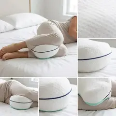 ARMONIA - Almohada Memory Foam para Piernas Descanso Ergonómico