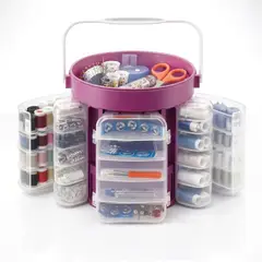MOVI - Costurero Organizador 210 Piezas Set Costura Completo Portátil Hogar