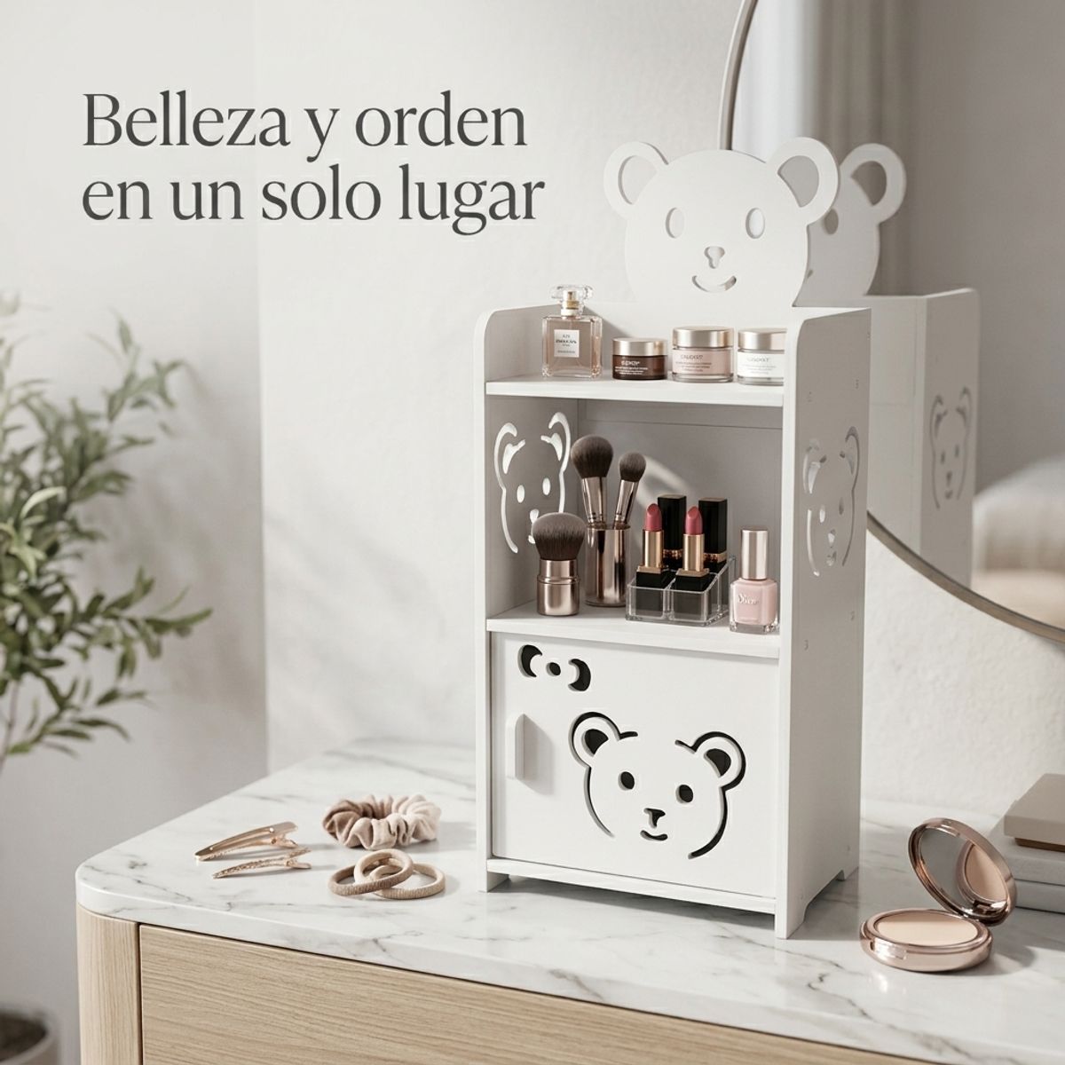 ARMONIA - Mini Organizador de Cosméticos con Puerta