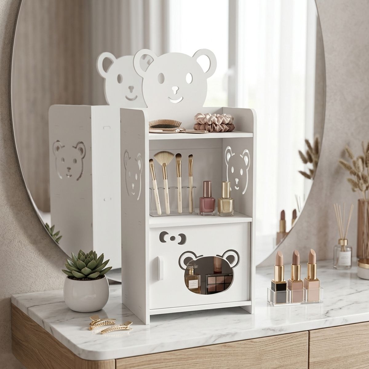 ARMONIA - Mini Organizador de Cosméticos con Puerta