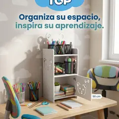 ARMONIA - Mini Organizador Oso con Puerta para Útiles de Papelería
