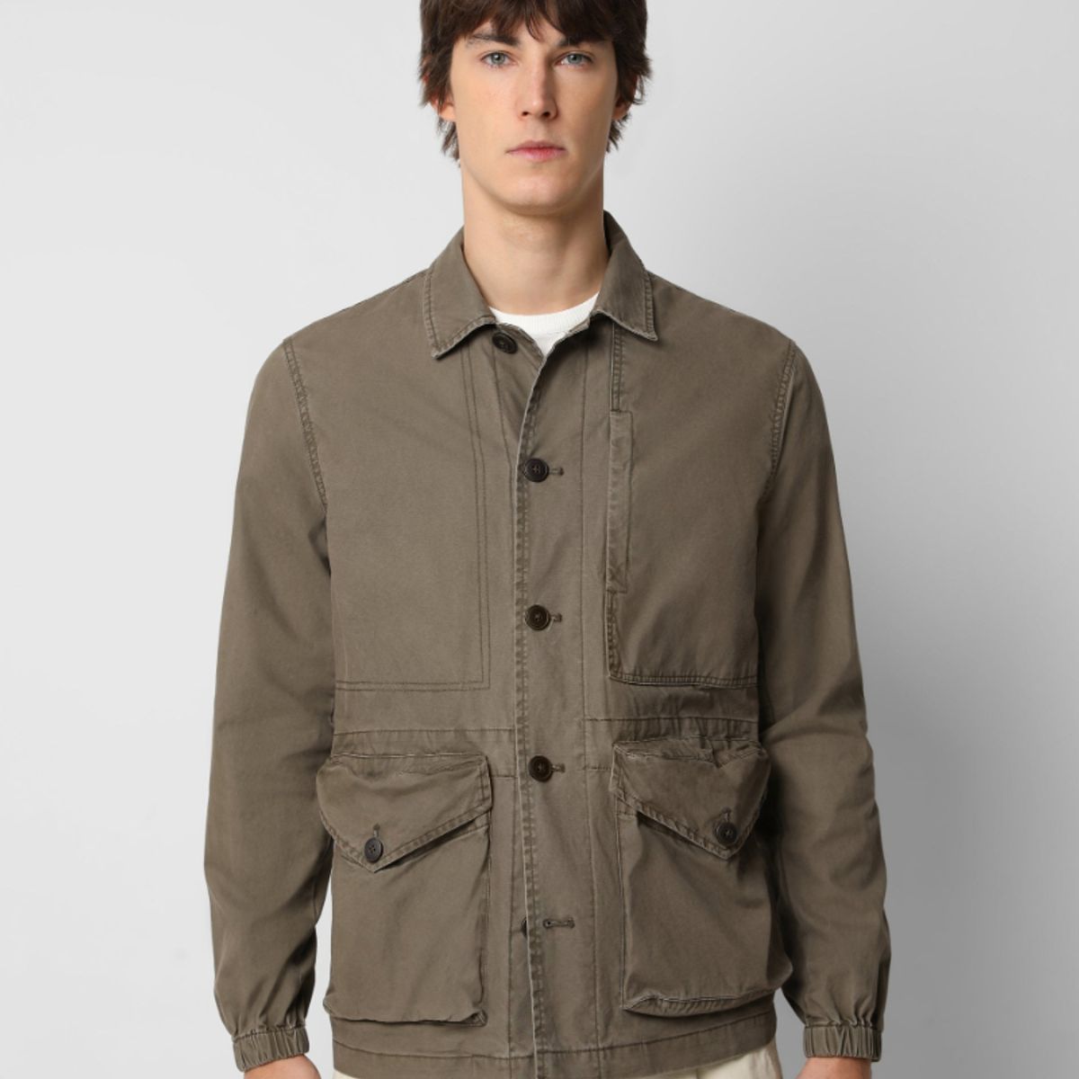 SCALPERS - Chaqueta Bolsillos Khaki